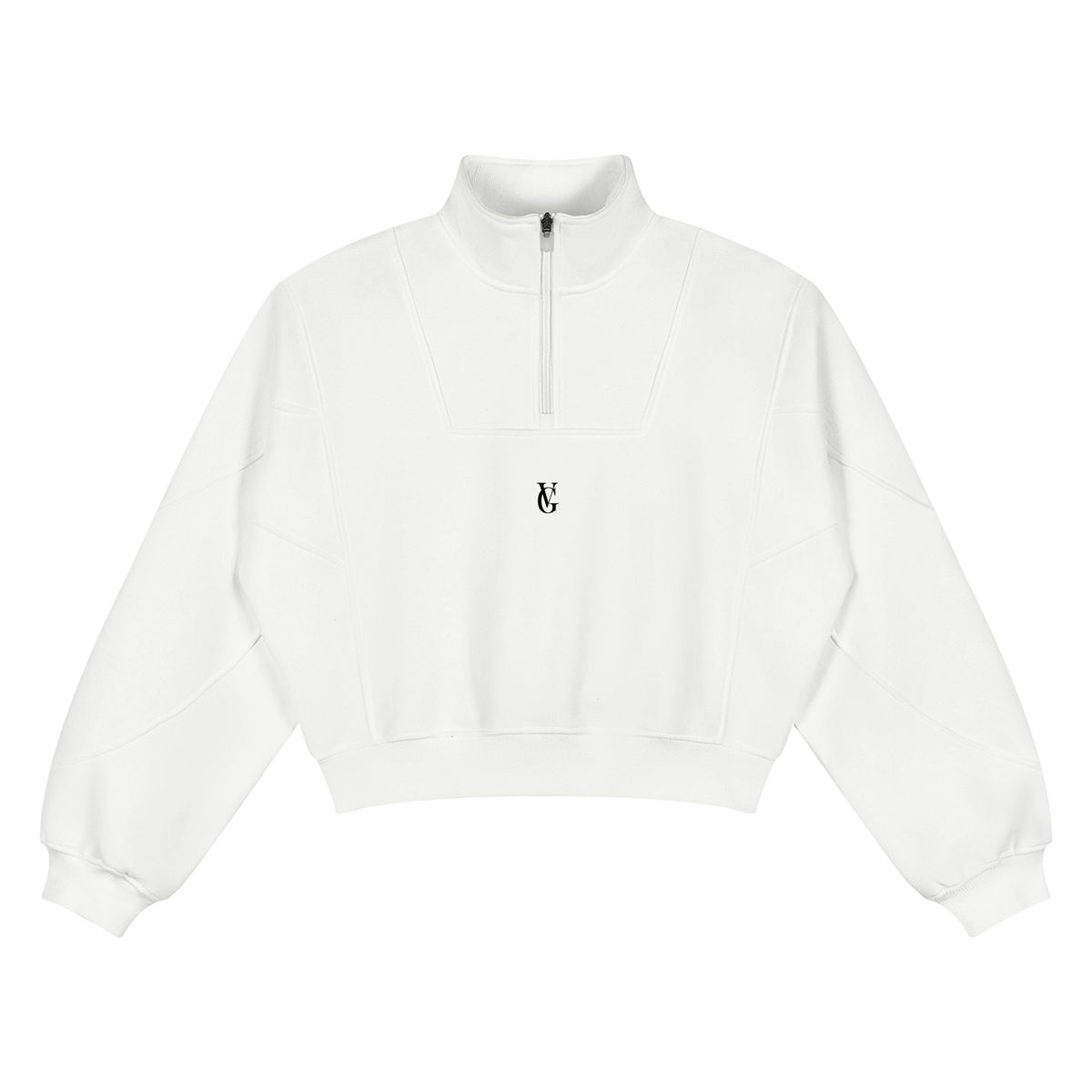 Golden Vein Fleece Quarter-Zip – White – Produktansicht 7