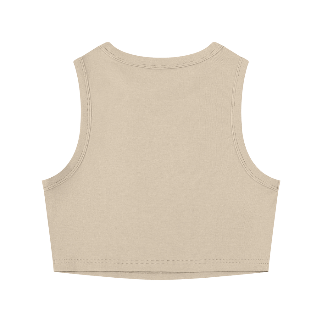 Golden Vein Cropped Tank – Khaki – Produktansicht 8