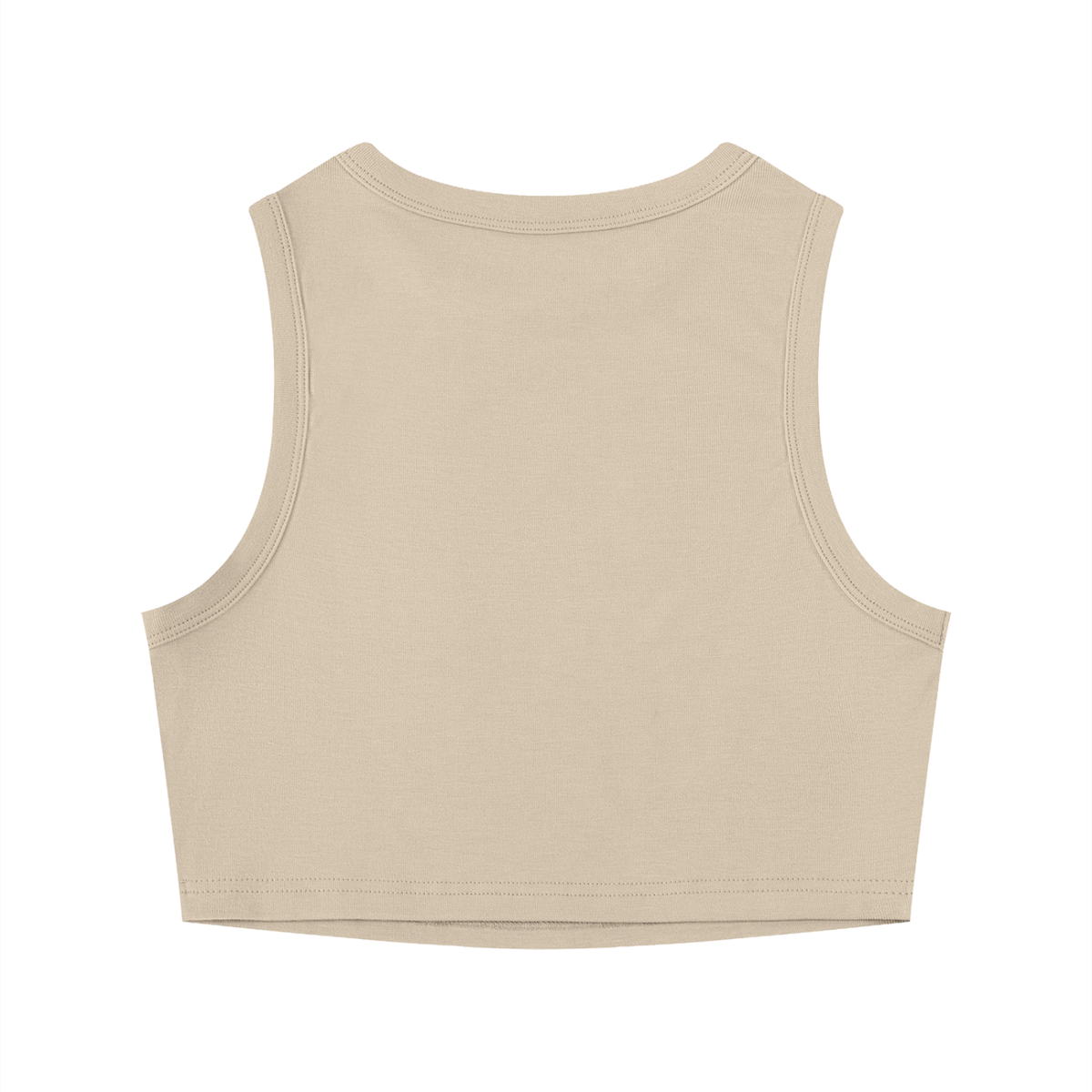 Golden Vein Cropped Tank – Khaki – Produktansicht 8