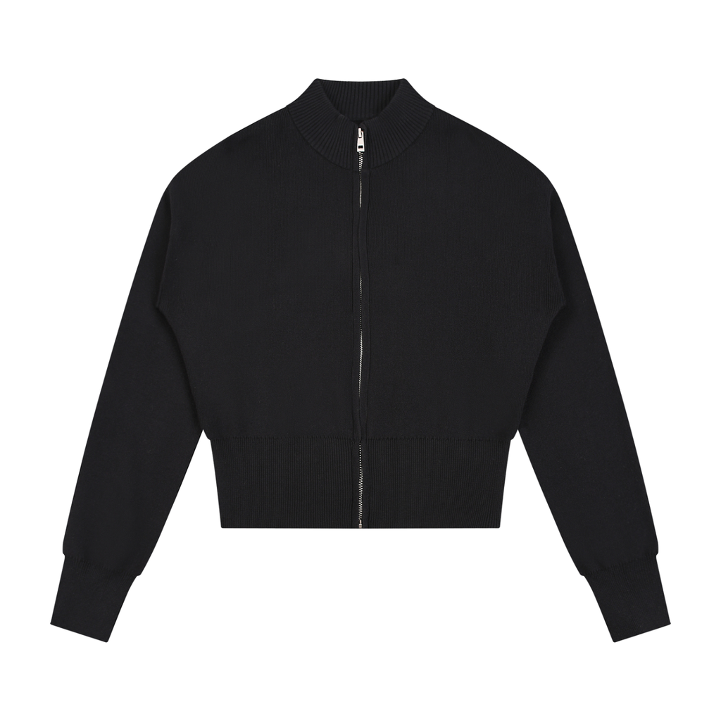 Golden Vein Zip Cardigan – Black – Produktansicht 6