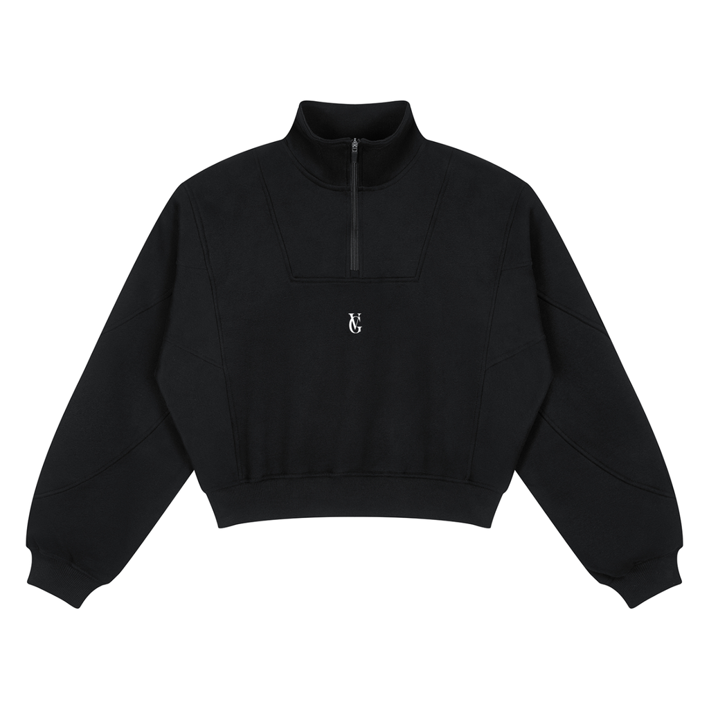 Golden Vein Fleece Quarter-Zip – Black – Produktansicht 7