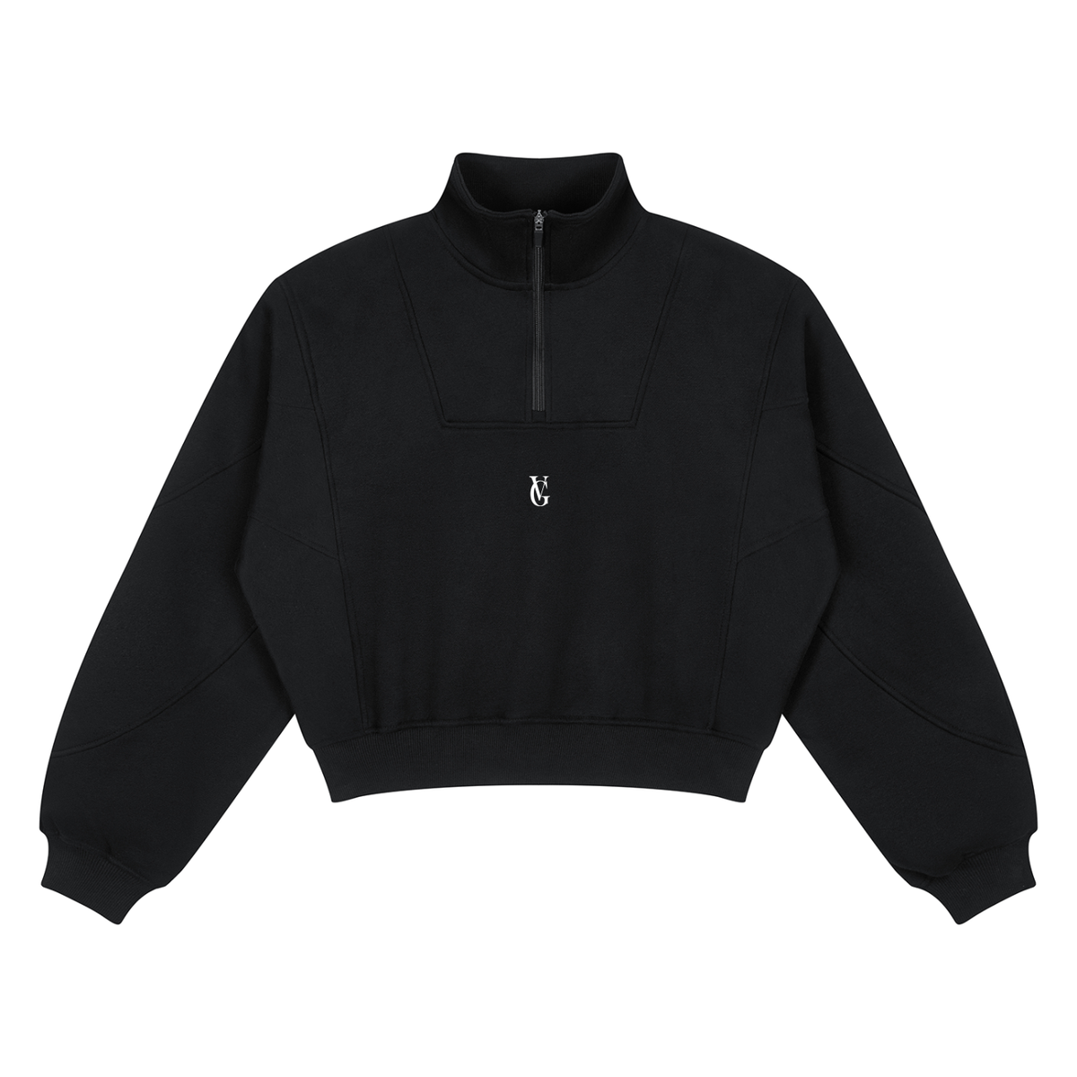 Golden Vein Fleece Quarter-Zip – Black – Produktansicht 7