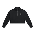 Golden Vein Cropped Quarter-Zip – Black – Produktansicht 7