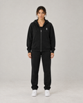 Be Ready To Lose It All Zip Hoodie Schwarz – Damen Frontansicht