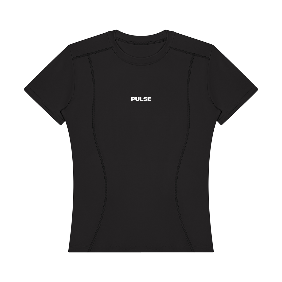 PULSE™ Topstitch Training T-Shirt – Black – Produktansicht 7