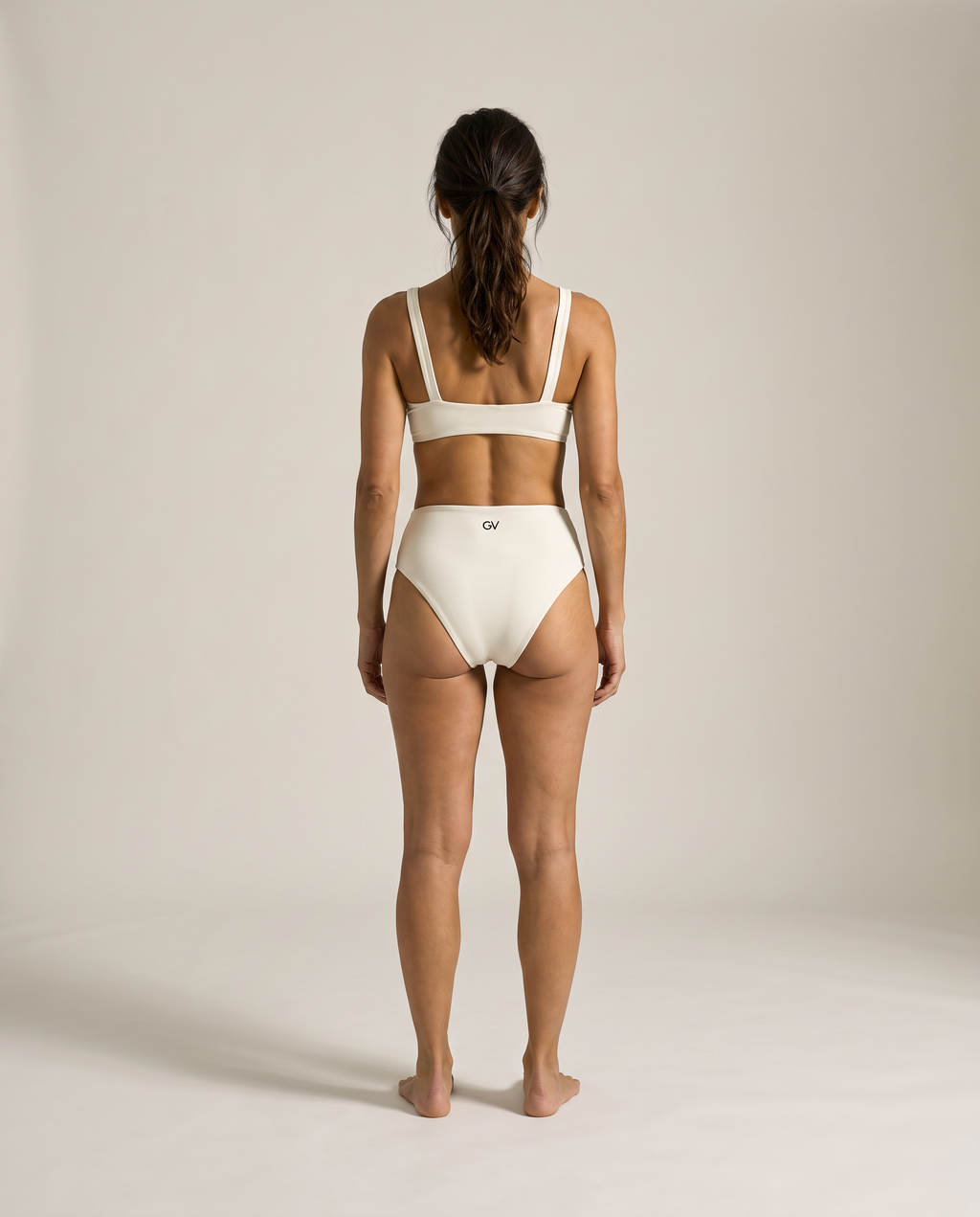 GV High Waist Bikini Off-White – Rücken