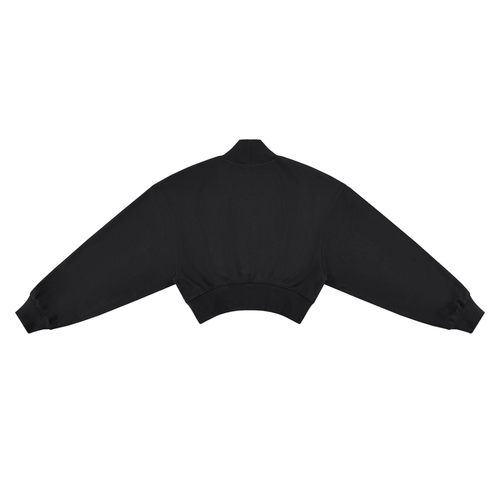 Golden Vein Cropped Mock Neck – Black – Produktansicht 8