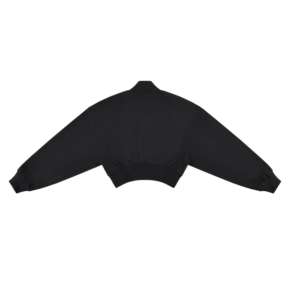 Golden Vein Cropped Mock Neck – Black – Produktansicht 8