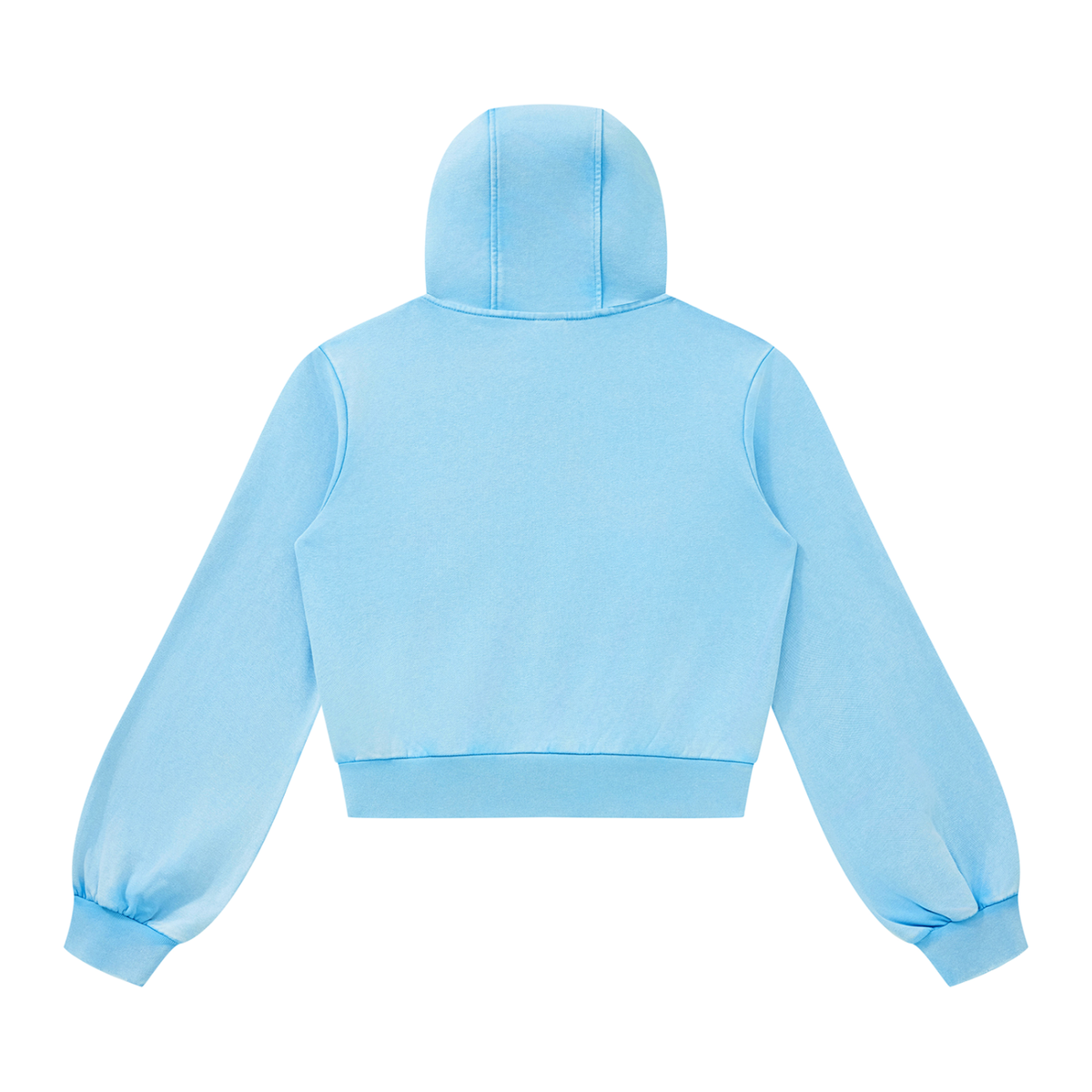 Golden Vein Vintage Wash Zip Hoodie – Sky Blue – Produktansicht 8