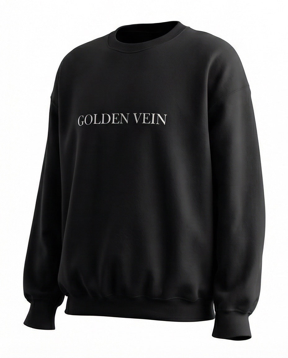 Classic Crewneck Sweater – Schwarz