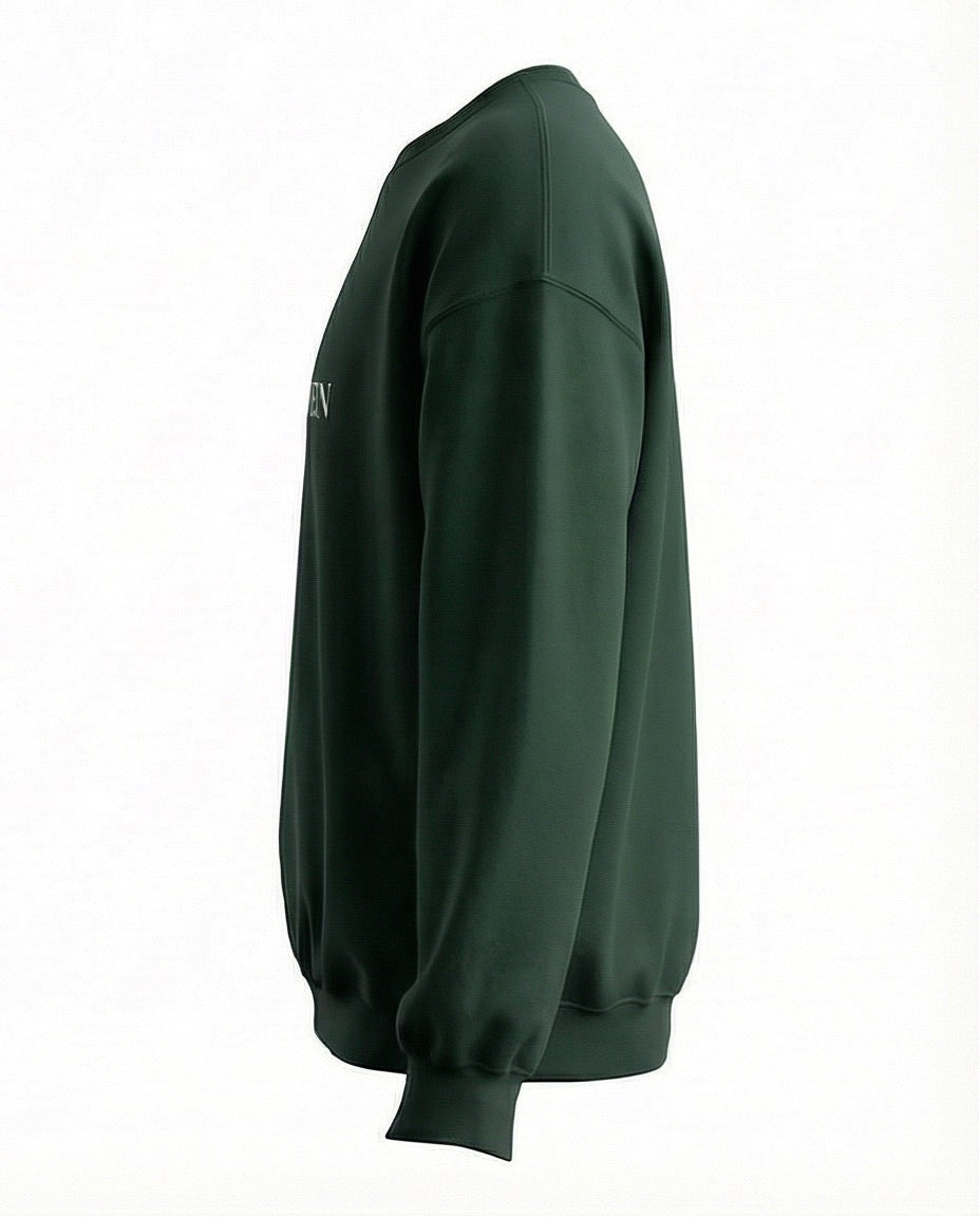 Classic Crewneck Sweater – Grün