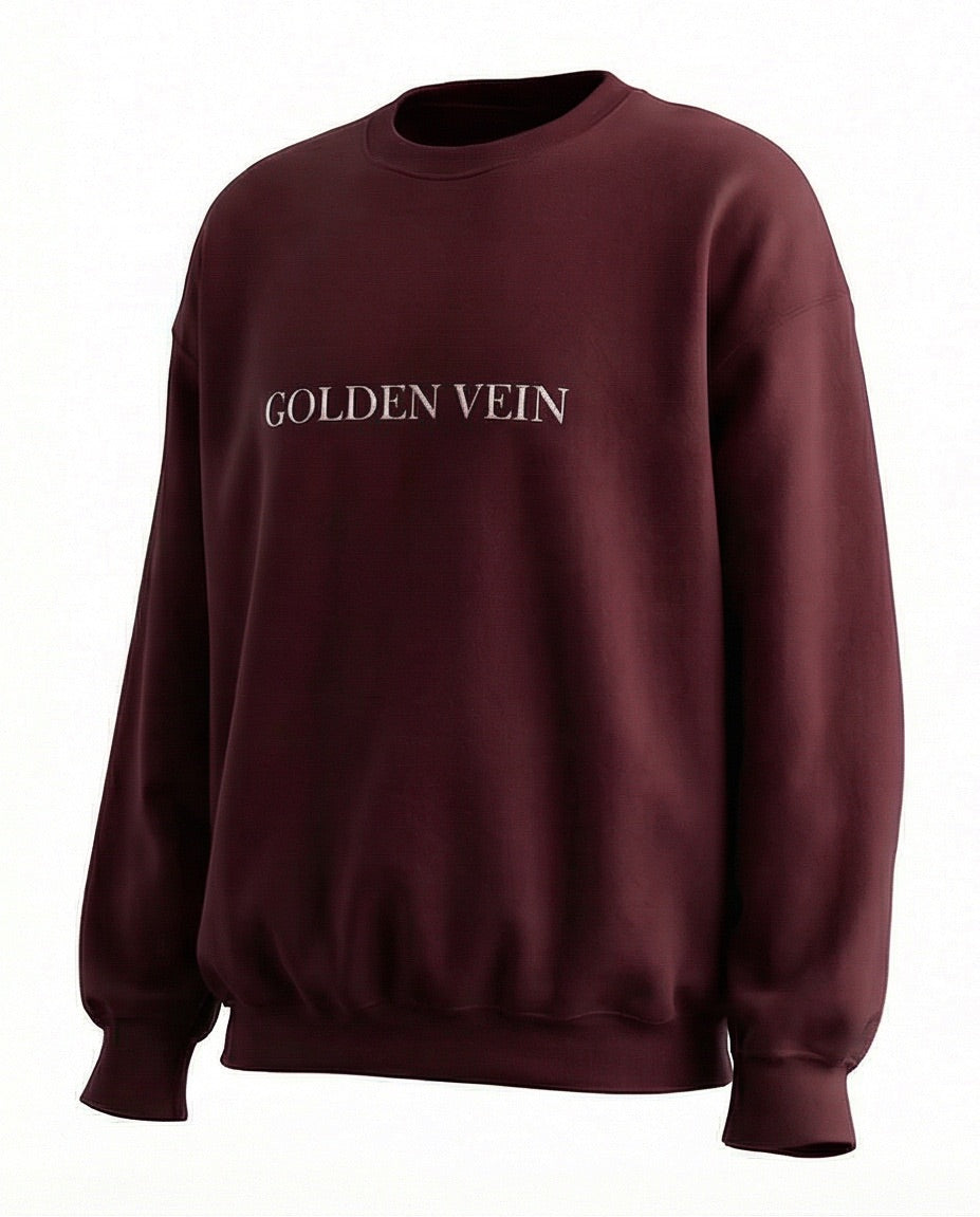 Classic Crewneck Sweater – Bordeaux
