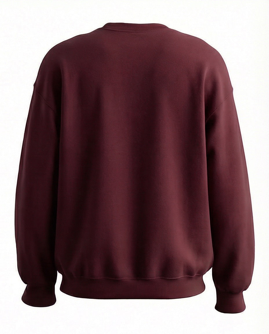 Classic Crewneck Sweater – Bordeaux