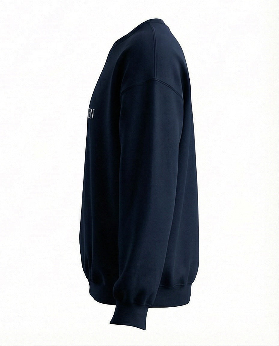 Classic Crewneck Sweater – Navy