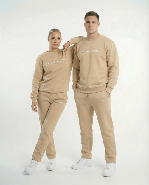 Classic Crewneck Sweater – Sand