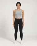 Crop Tanktop Grau Frontansicht