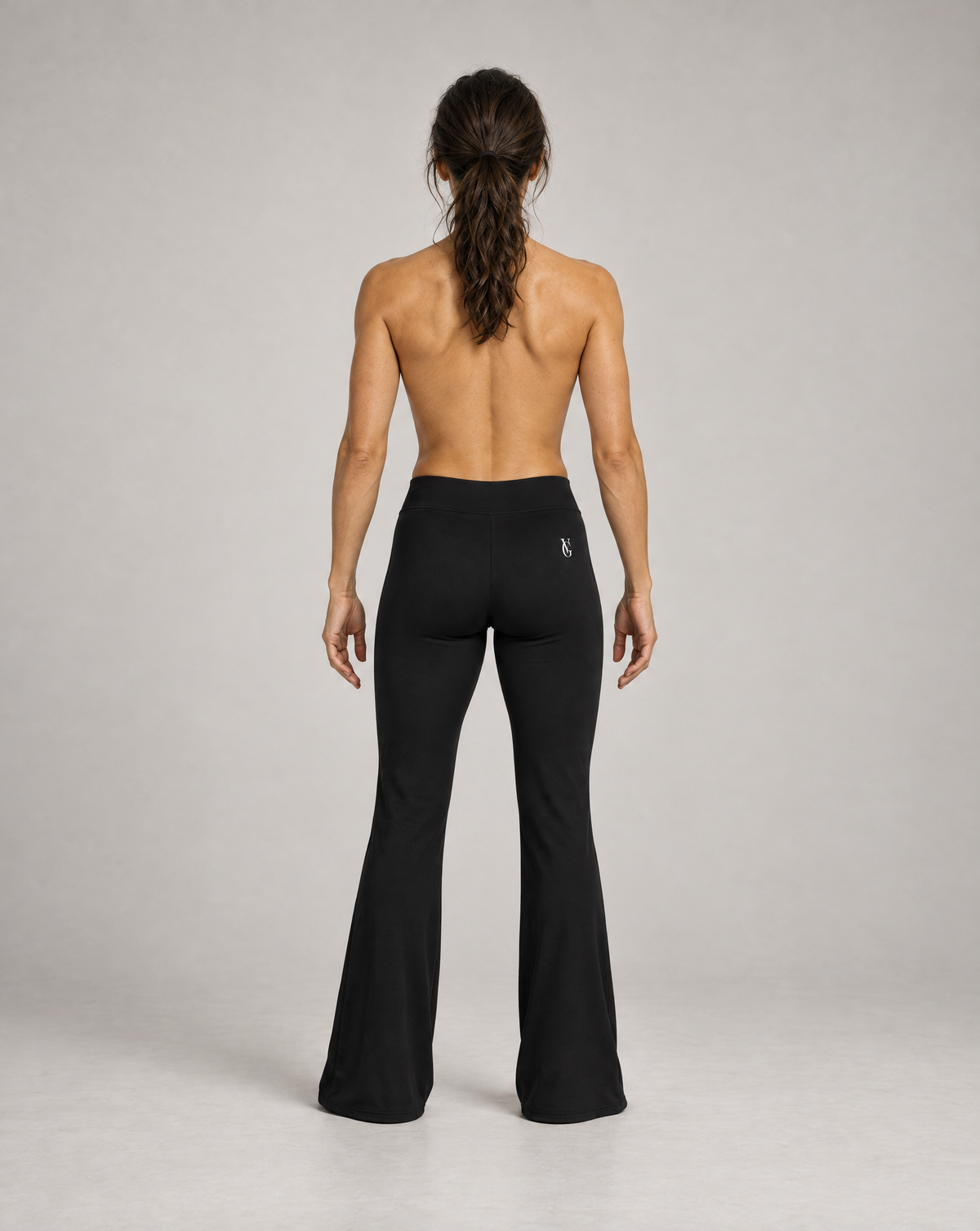 GV Flare Leggings Schwarz – back view