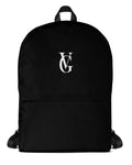 GV Rucksack in Schwarz mit zentral platziertem GV-Logo, Frontansicht