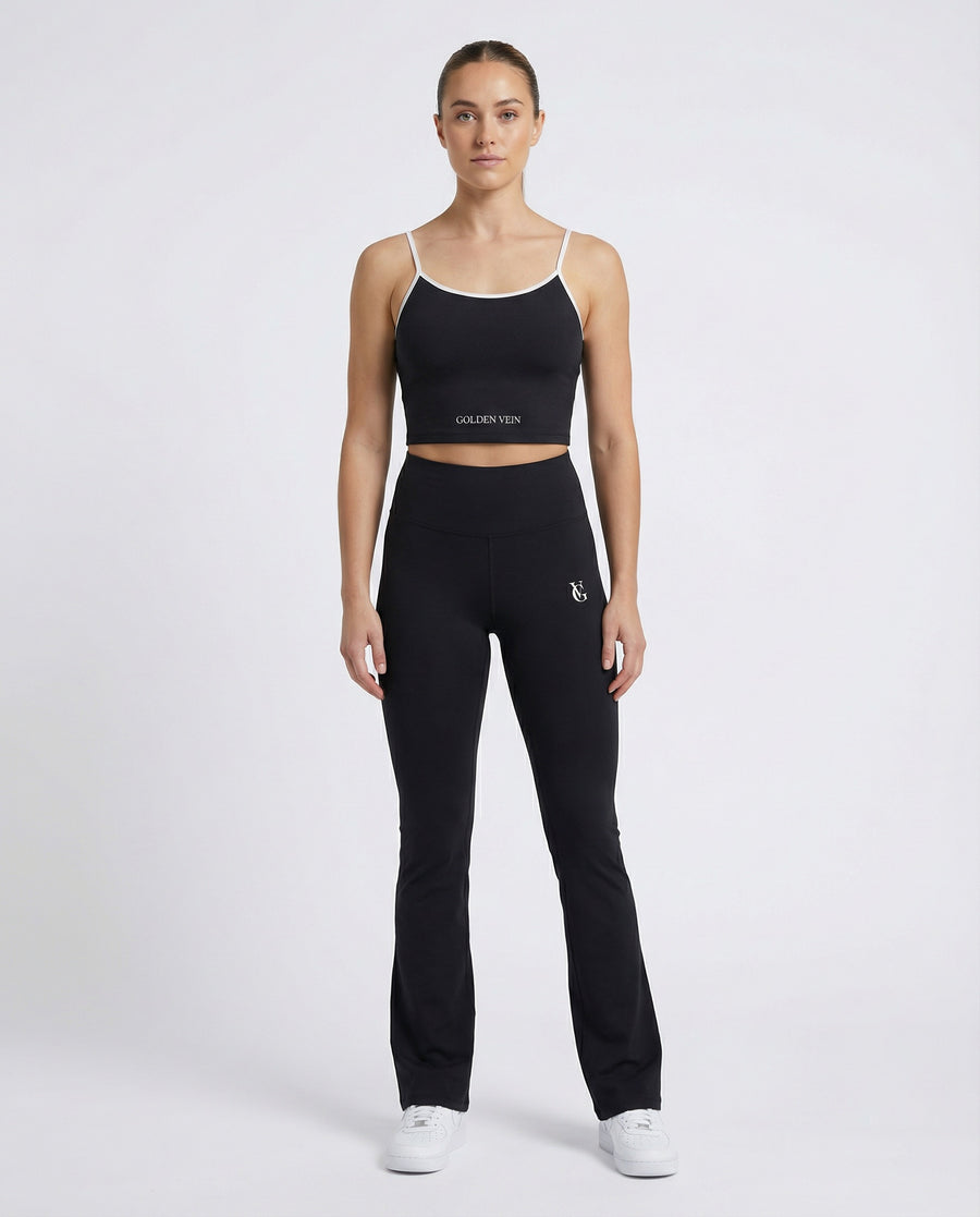 Crop Top – Schwarz