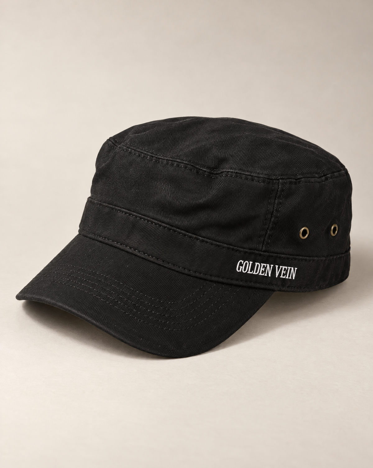 GV Military Cap Schwarz Produktdetail
