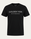 Golden Vein Fitness Shirt in Schwarz – Produktdarstellung