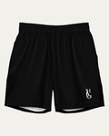 Golden Vein Badeshorts in Schwarz – Produktdarstellung
