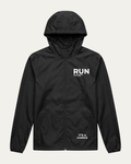 PULSE™ by Golden Vein Run Windbreaker in Schwarz – Produktdarstellung