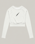 PULSE™ by Golden Vein Cropped Longsleeve in Off-White – Produktdarstellung