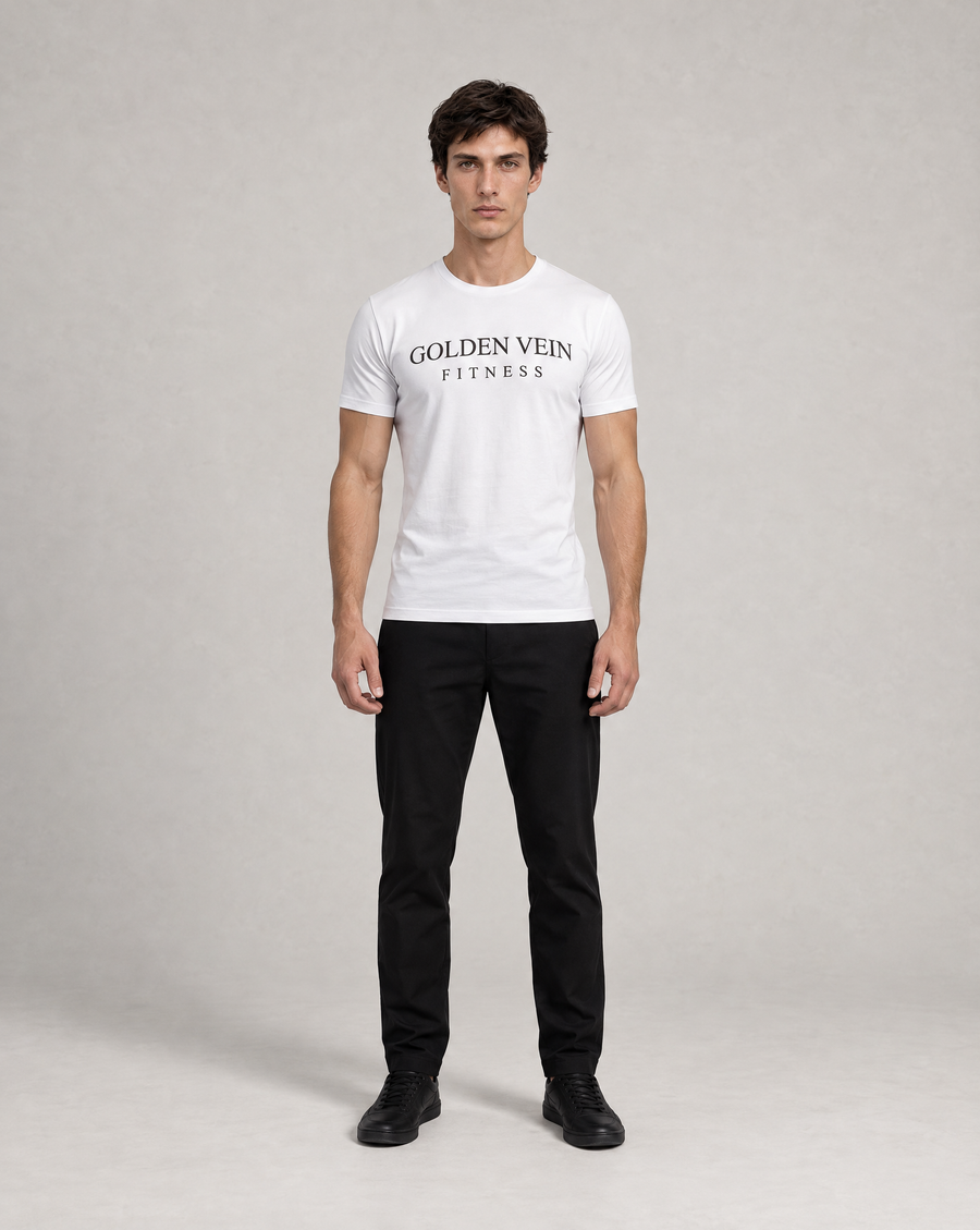 GV Fitness Shirt Weiß – Frontansicht