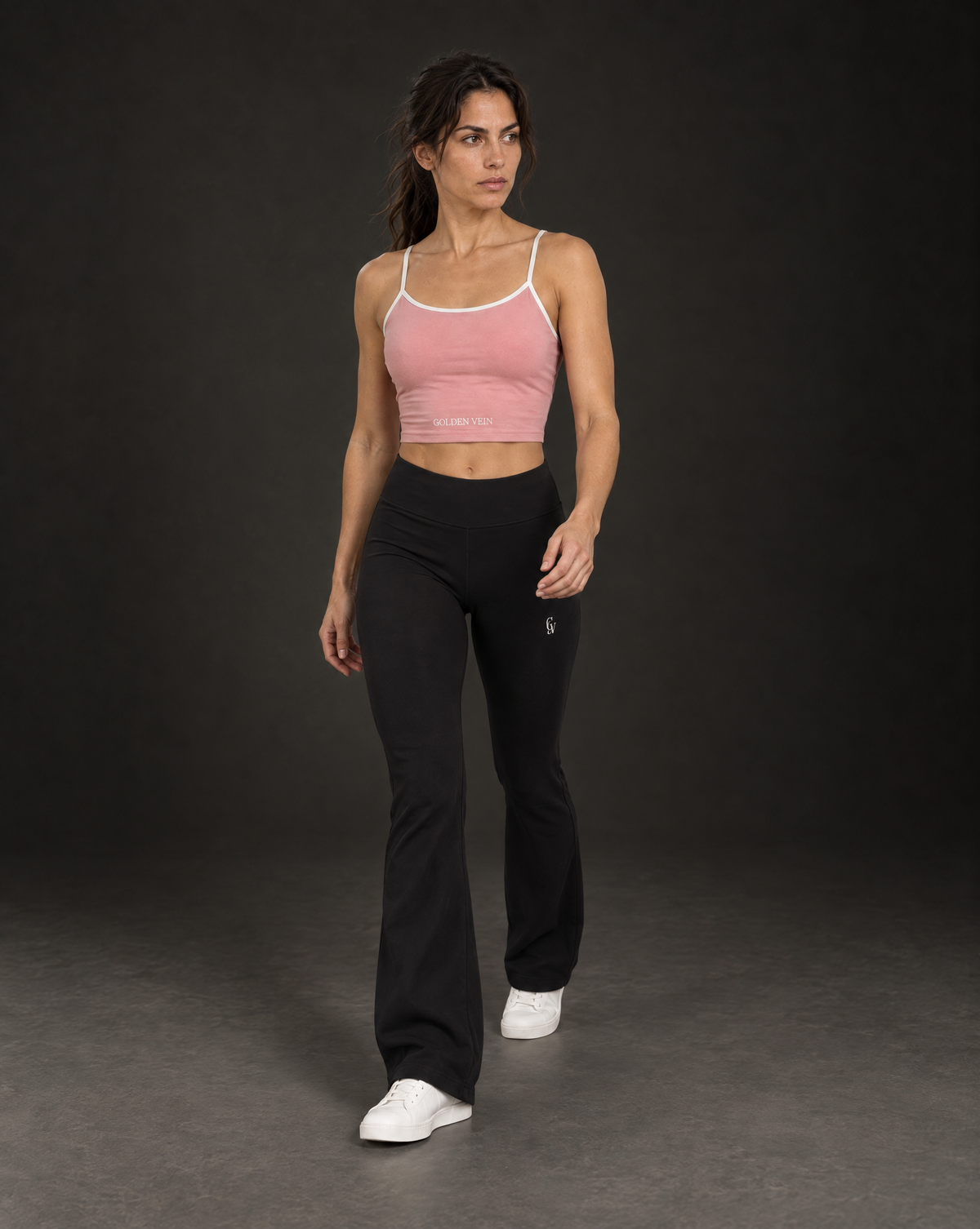 Crop Top Rosa – Movement-Ansicht