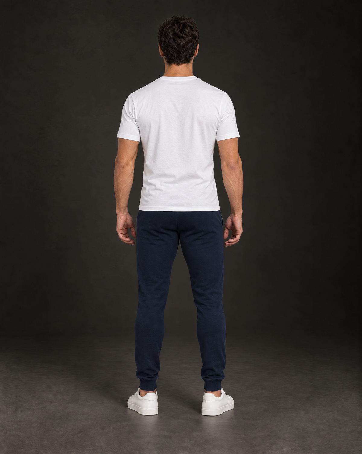 Fit Jogger Navy – Rückansicht