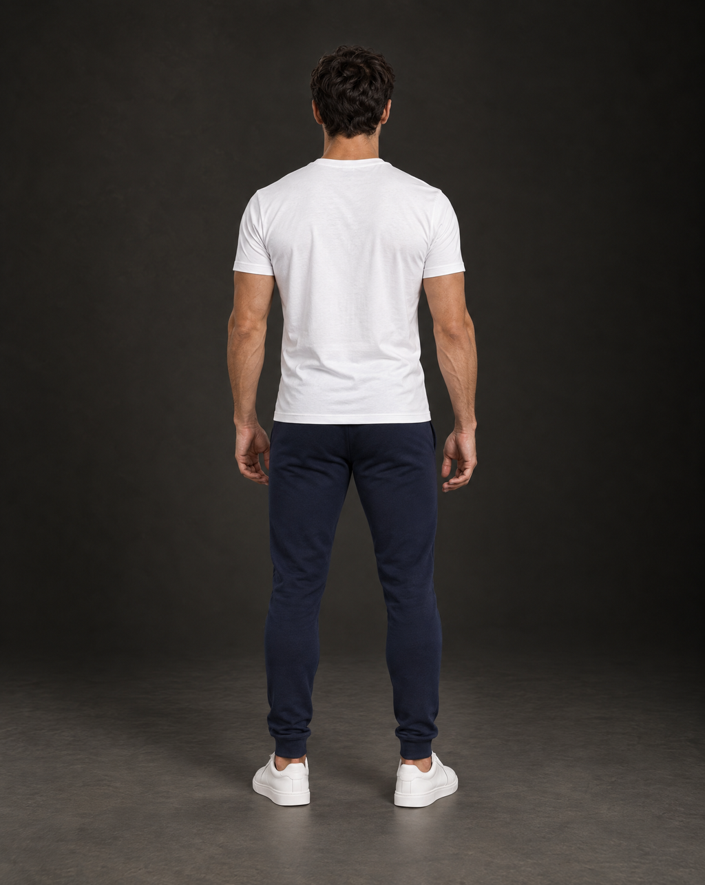 Fitness Shirt Weiß – Rückansicht