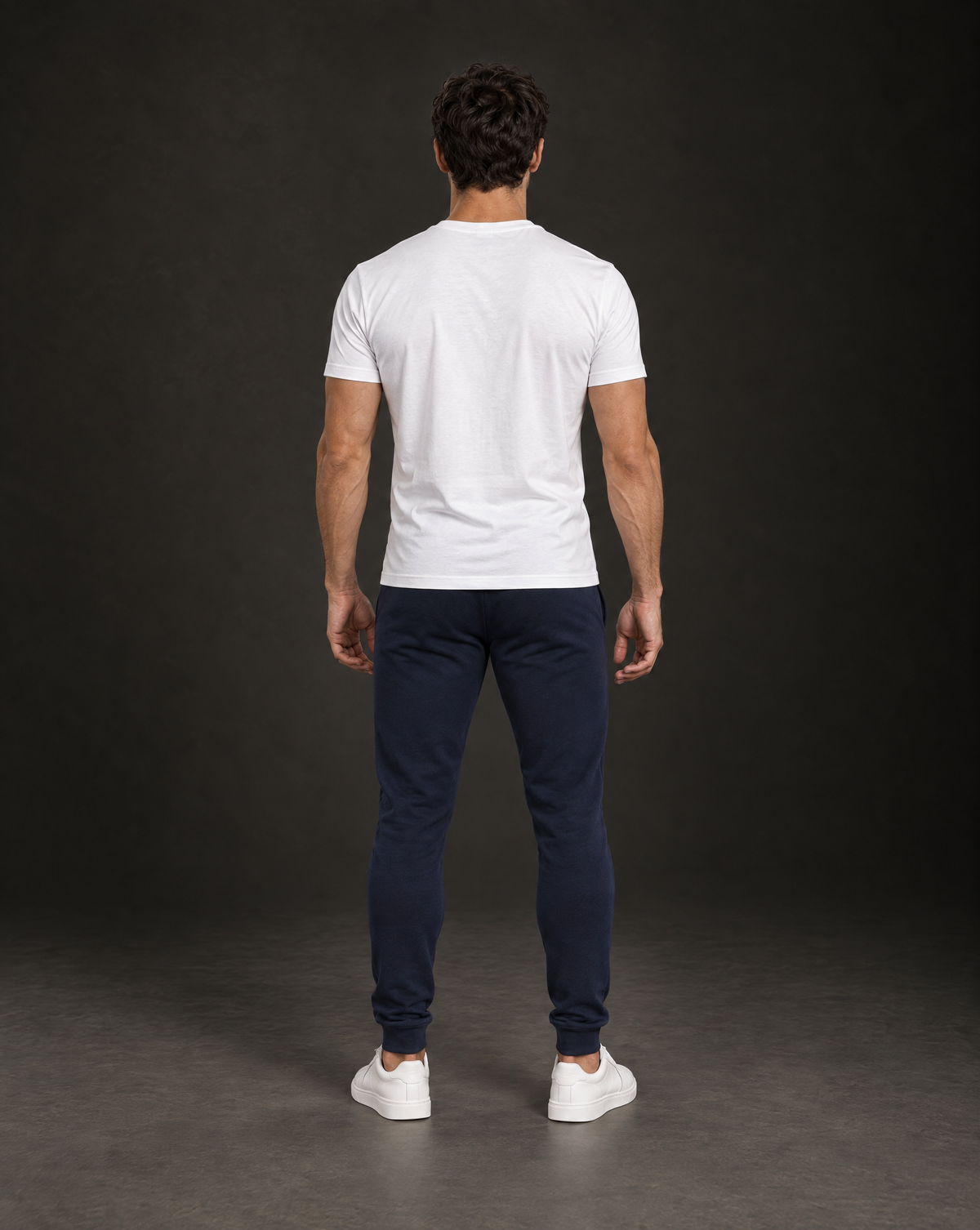 Fitness Shirt Weiß – Rückansicht
