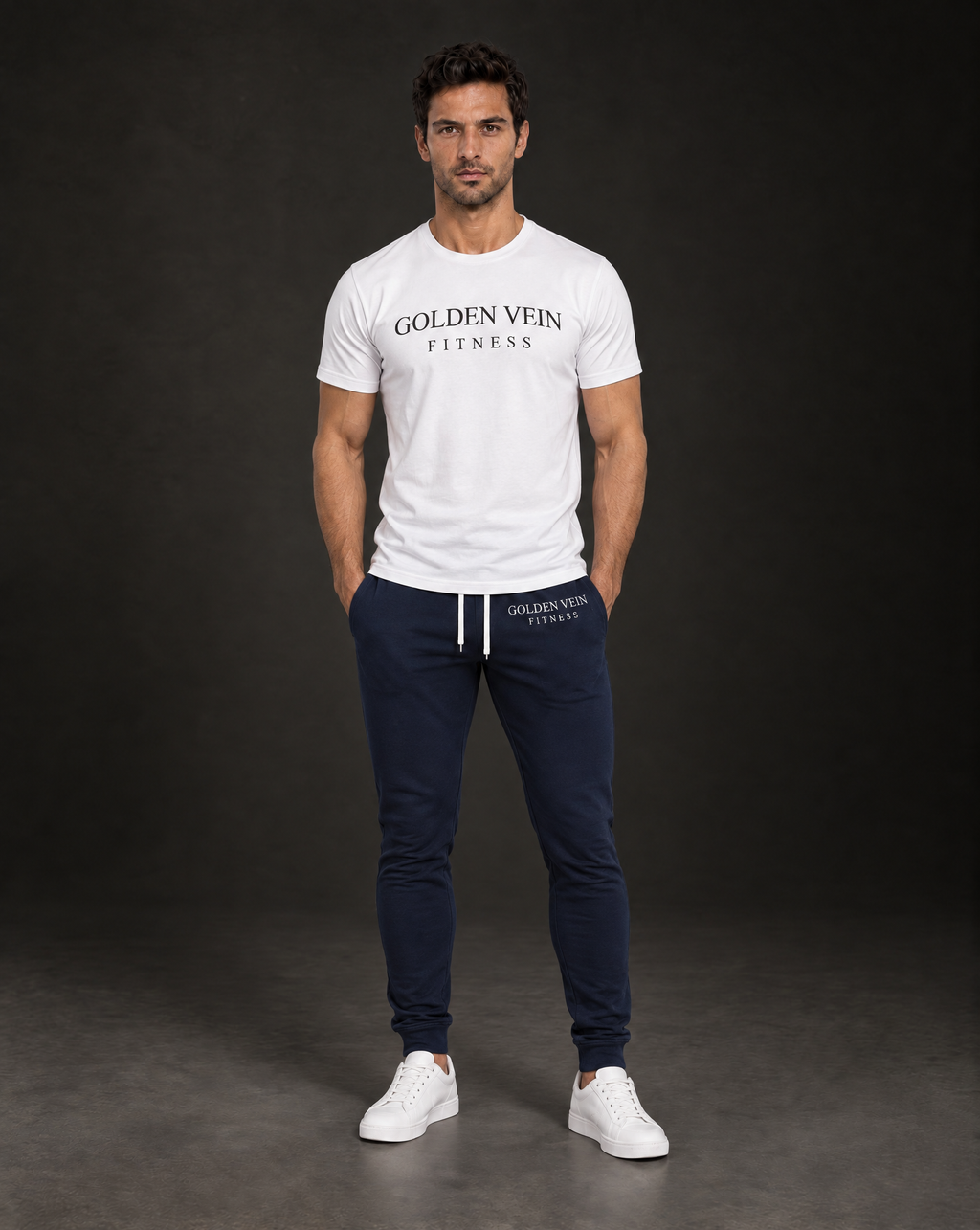 Fitness Shirt Weiß – Frontansicht