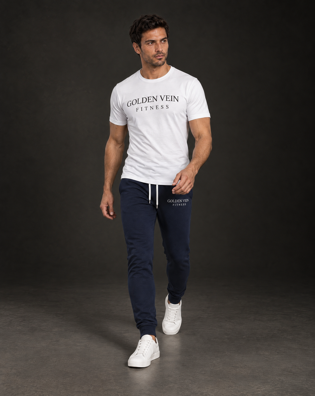 Fitness Shirt Weiß – Movement-Ansicht