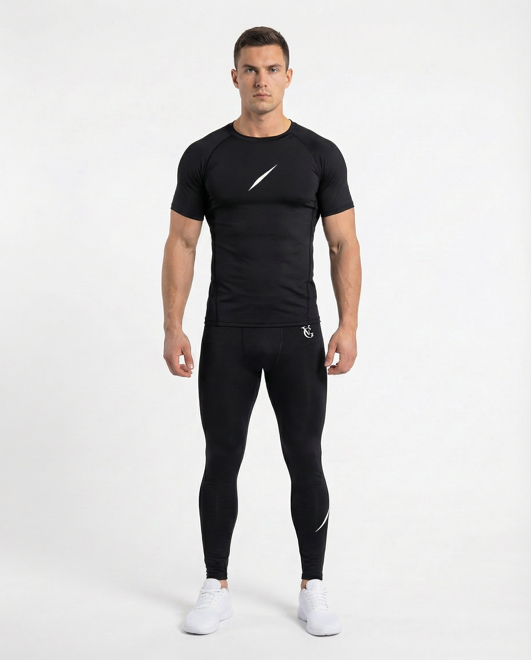PULSE™ Compression Leggings – Schwarz