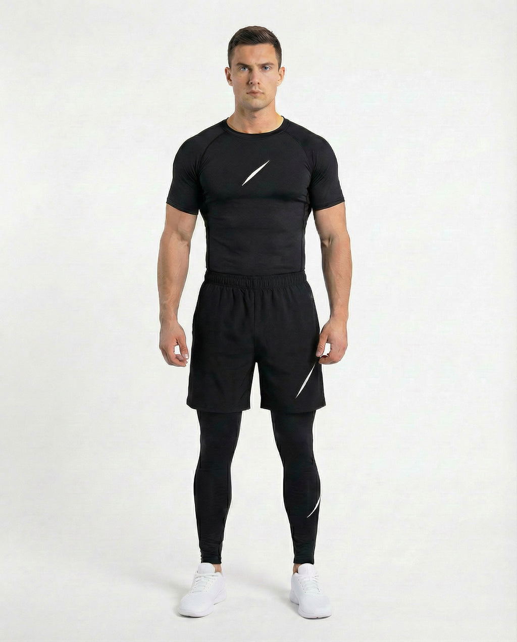 PULSE™ Compression Leggings – Schwarz