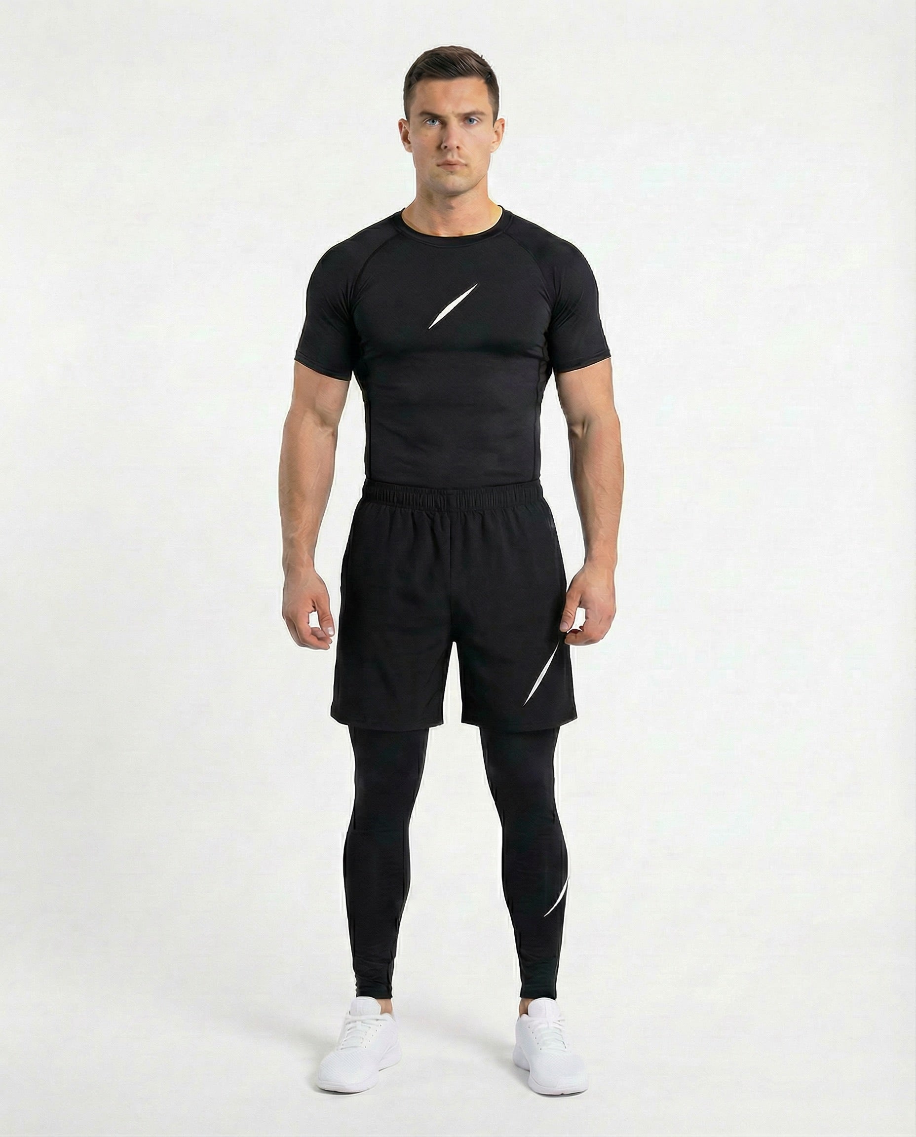 PULSE™ Compression Leggings – Schwarz