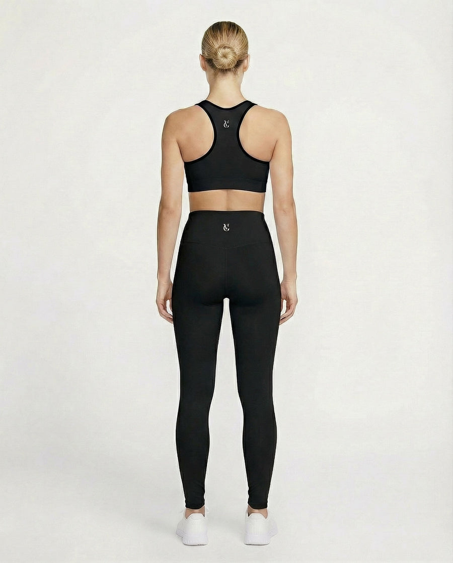 PULSE™ Compression Leggings High Waist - Schwarz