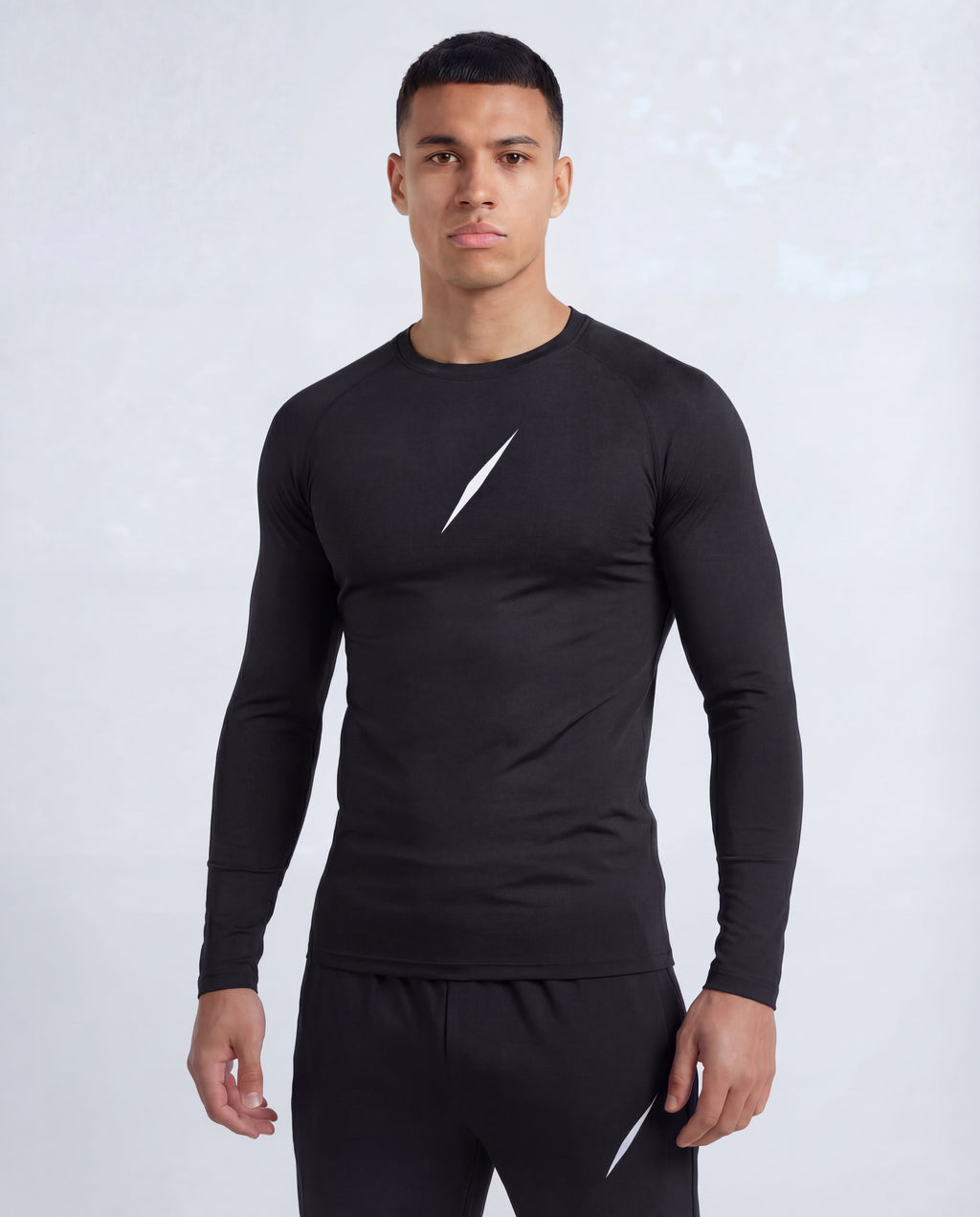 PULSE™ Compression Longsleeve – Schwarz