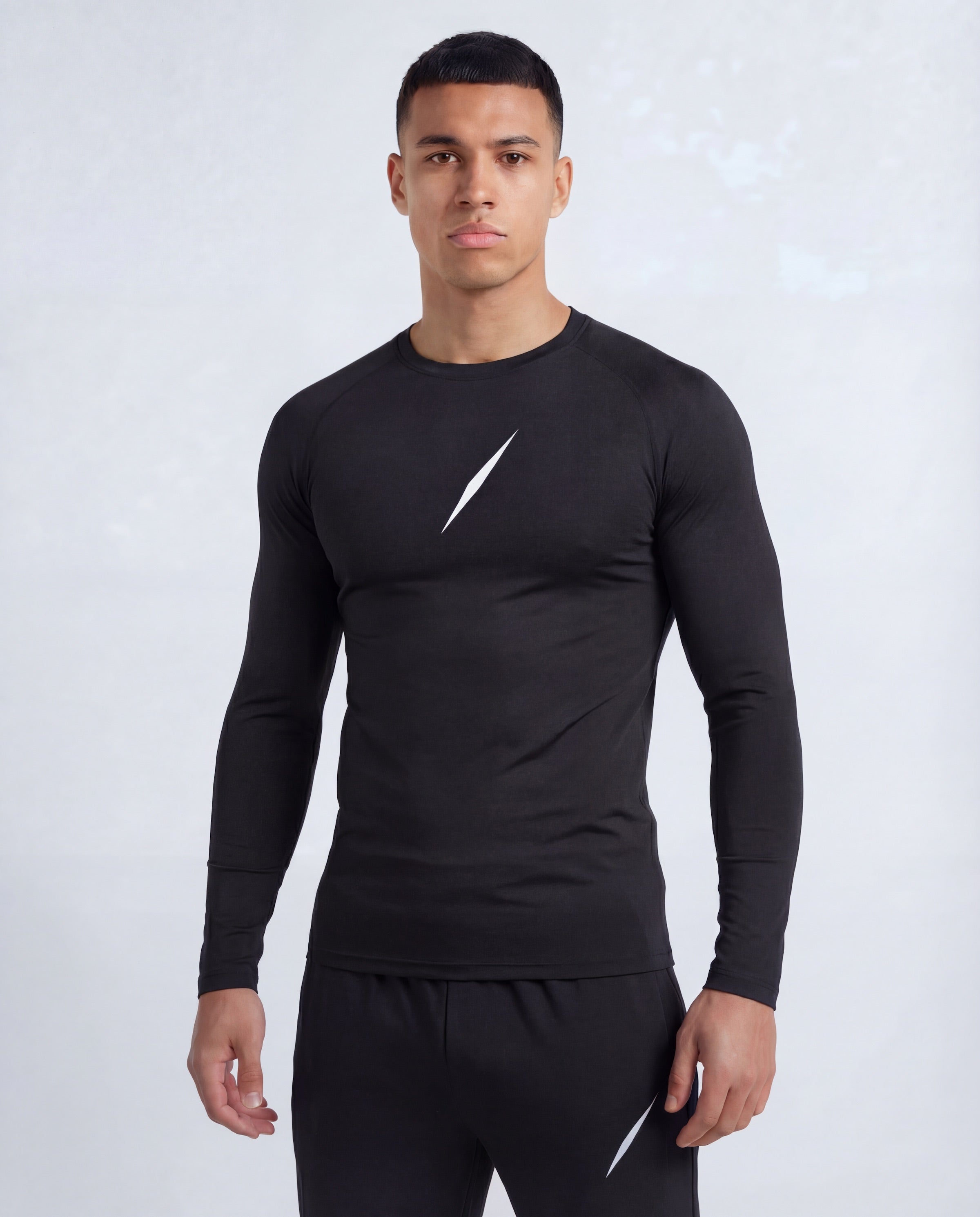 PULSE™ Compression Longsleeve – Schwarz