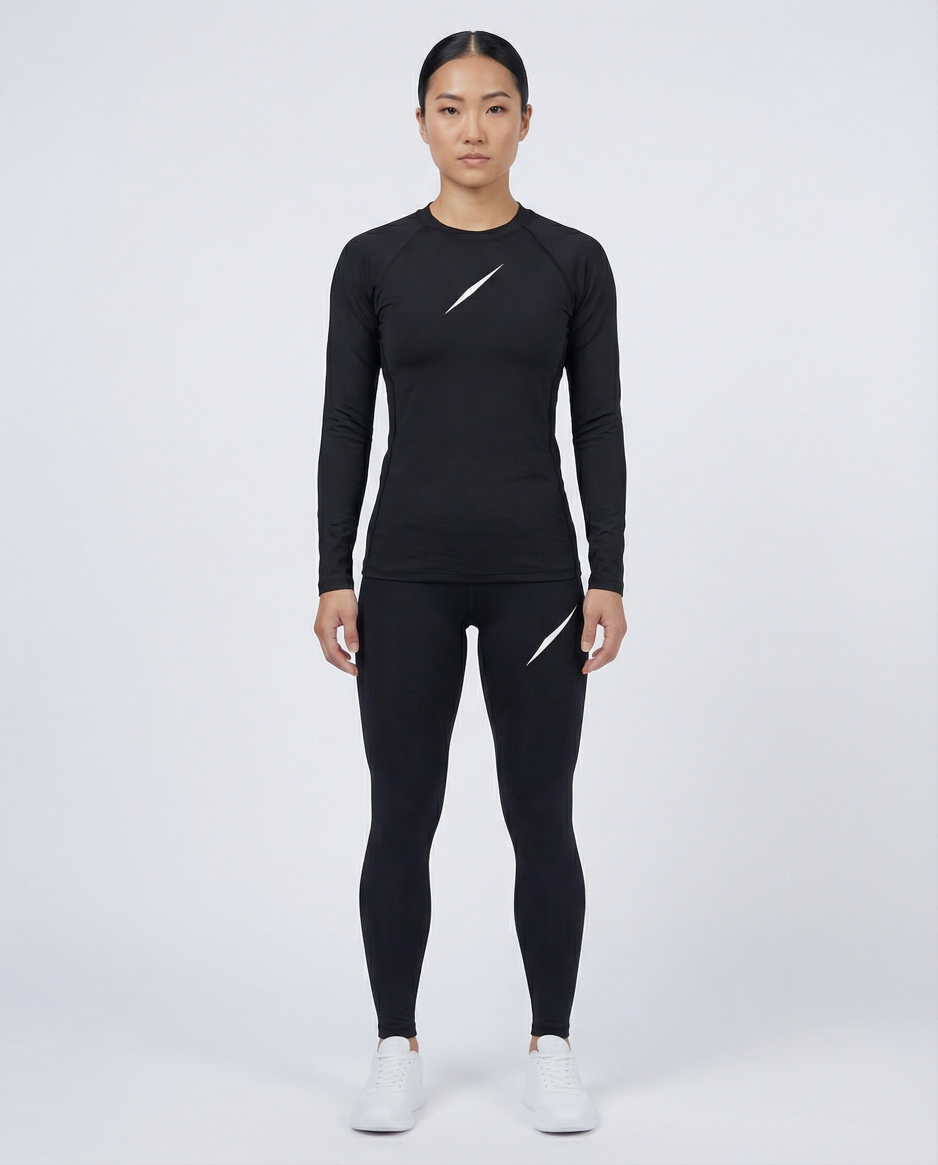 PULSE™ Compression Longsleeve – Schwarz