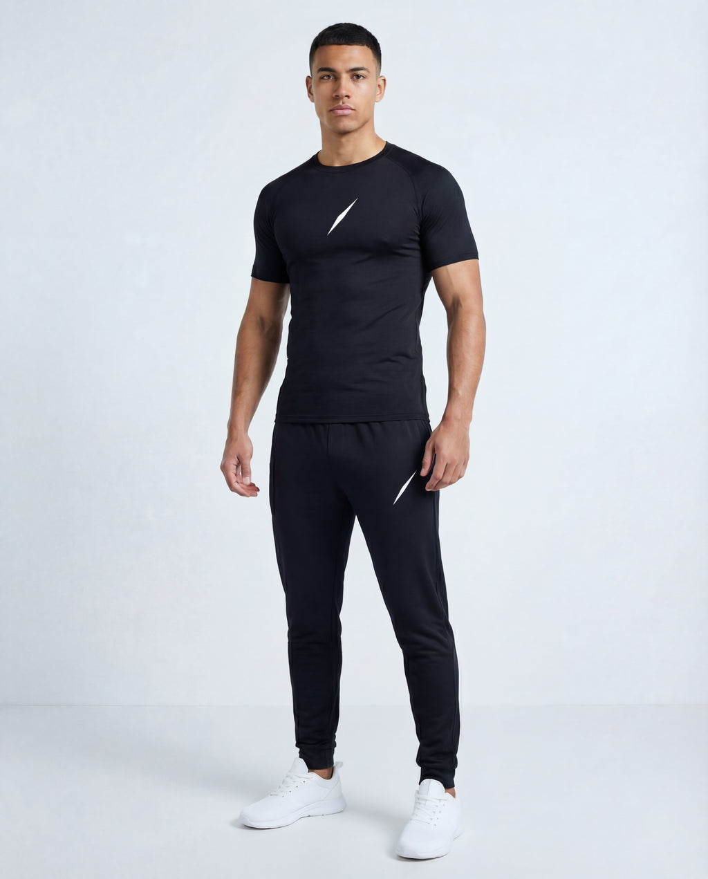 PULSE™ Compression Shirt – Schwarz
