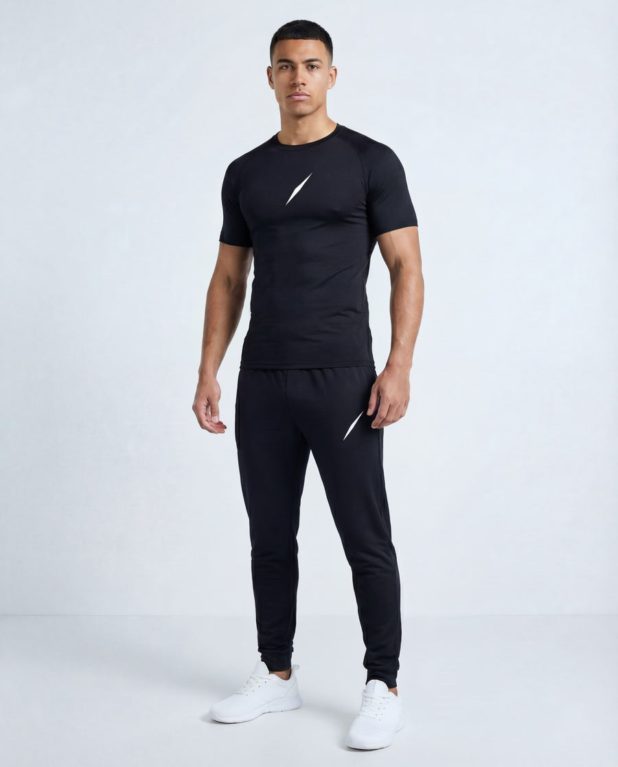 PULSE™ Compression Shirt – Schwarz