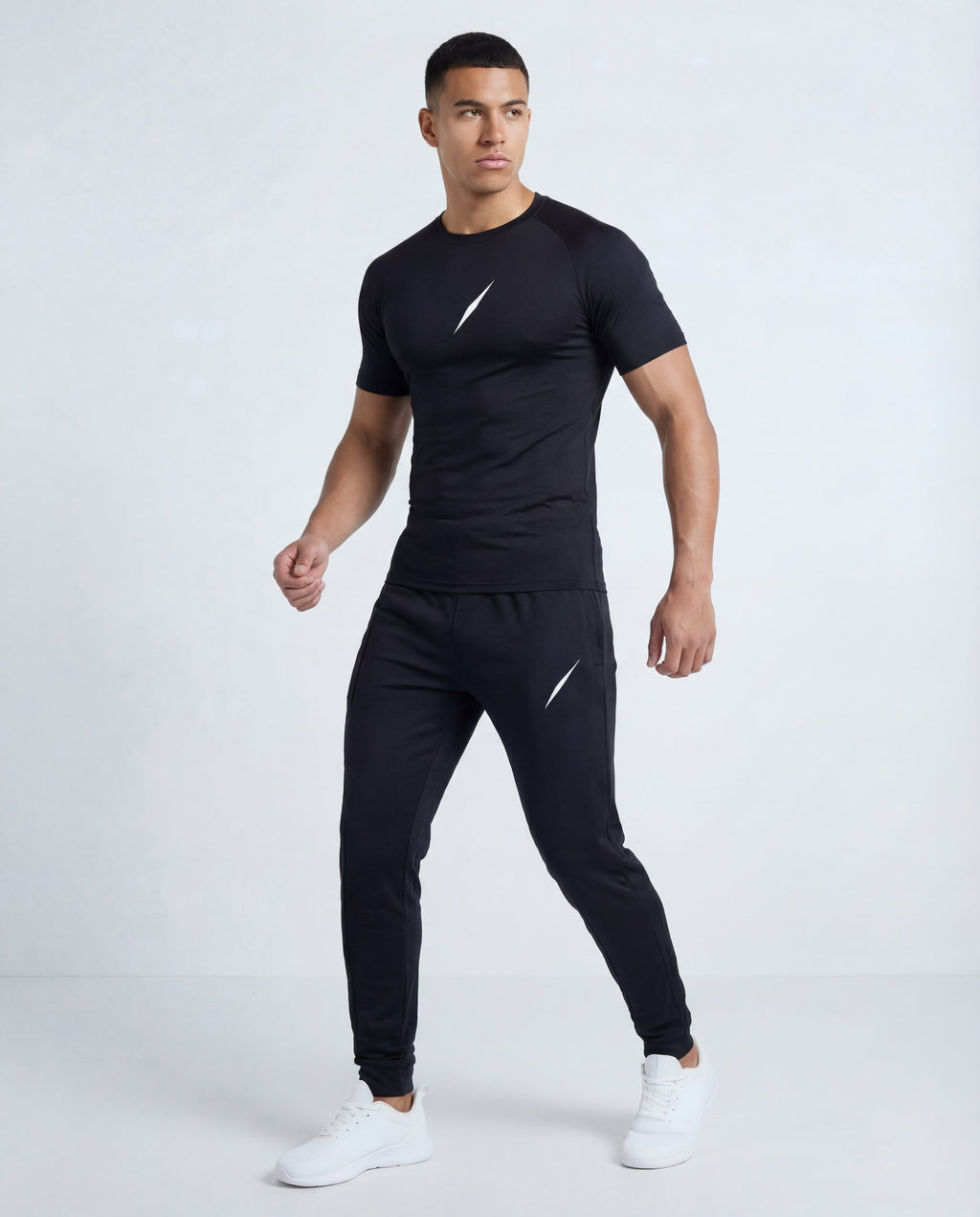 PULSE™ Compression Shirt – Schwarz