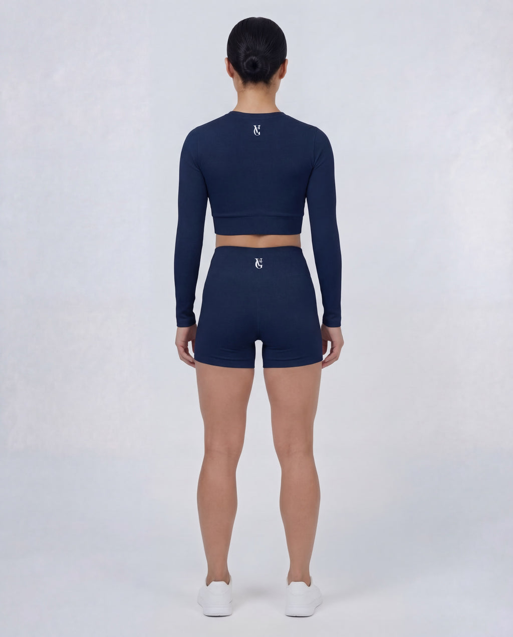 PULSE™ Cropped Longsleeve – Navy