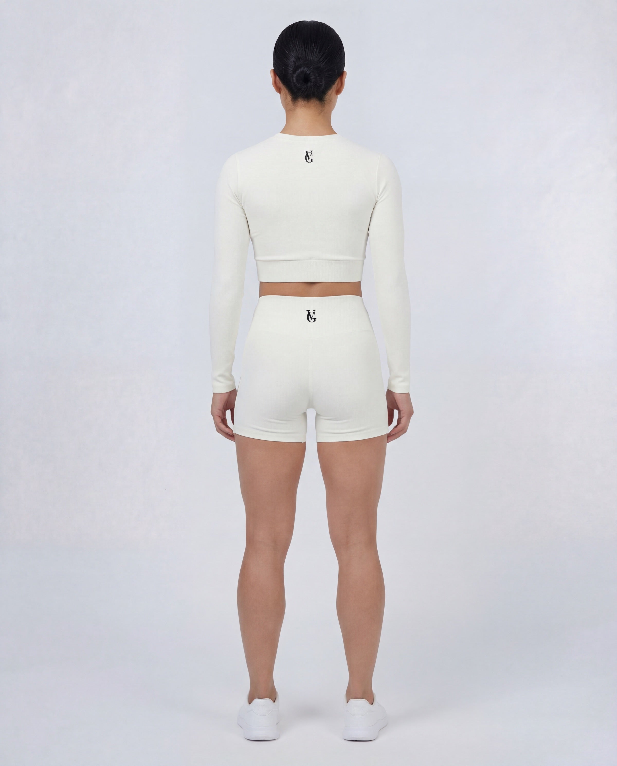 PULSE™ Cropped Longsleeve – Off-White