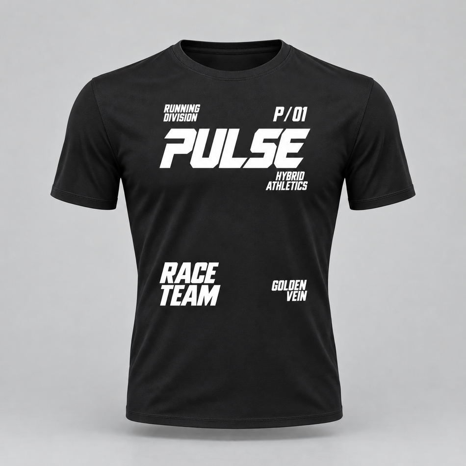 PULSE Fitted Running Tee – Fitted Running Tee · Men · Black
