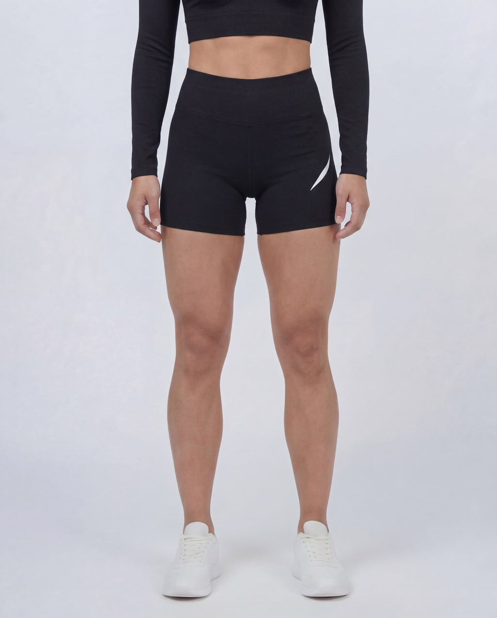 PULSE™ High Waist Shorts – Schwarz