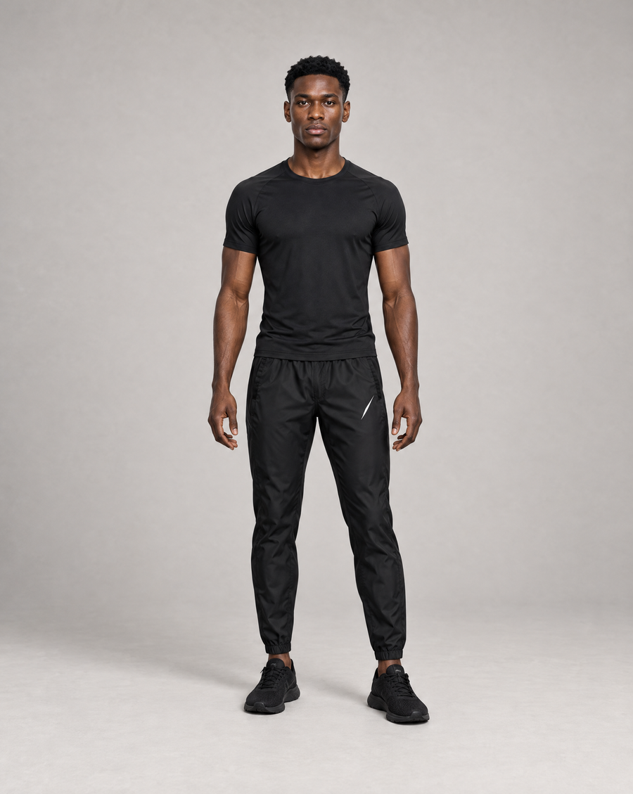 PULSE Training Jogger Schwarz – Frontansicht